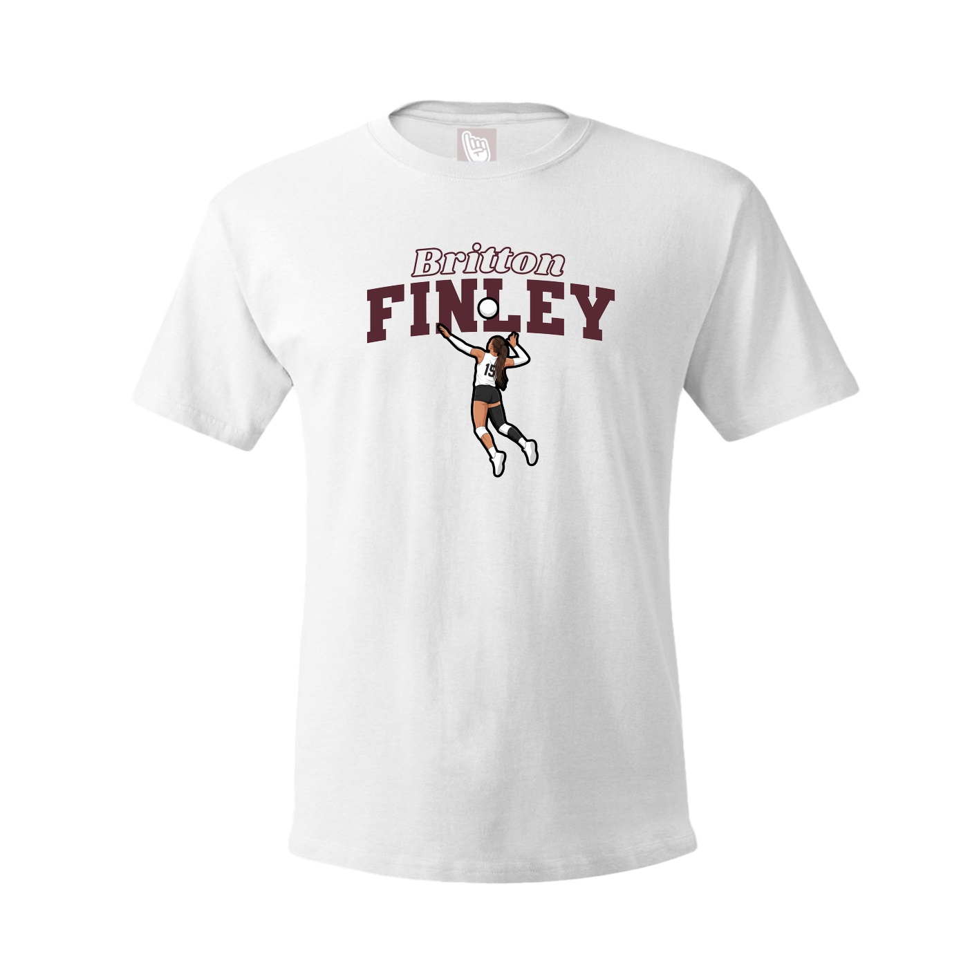 Tee — Name Arch in White