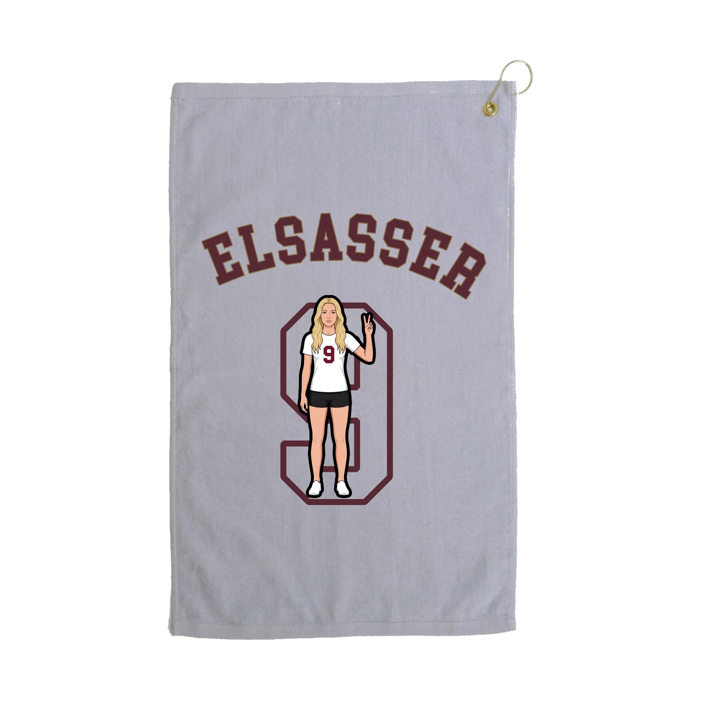 Golf Towel — Shirsey Arch in Grey