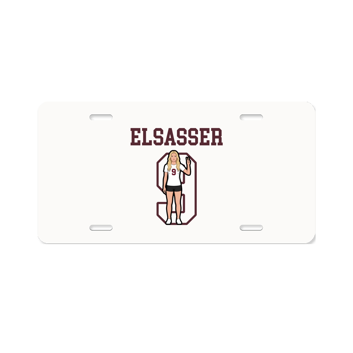 License Plate — Shirsey in Classic