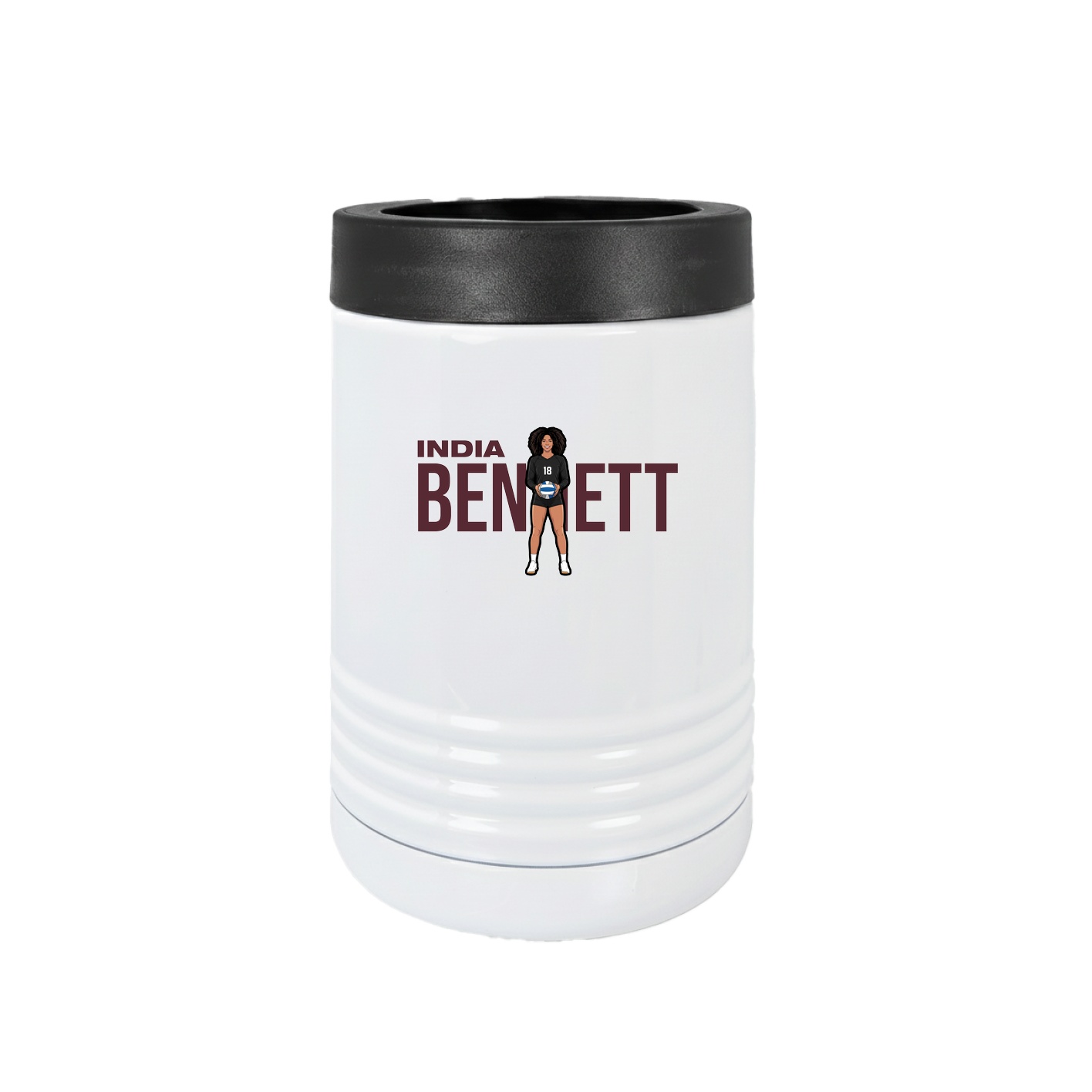 Beverage Holder — Player Name in White