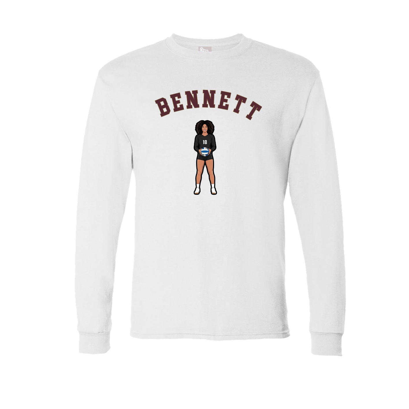 Long Sleeve Tee — Shirsey Arch in White