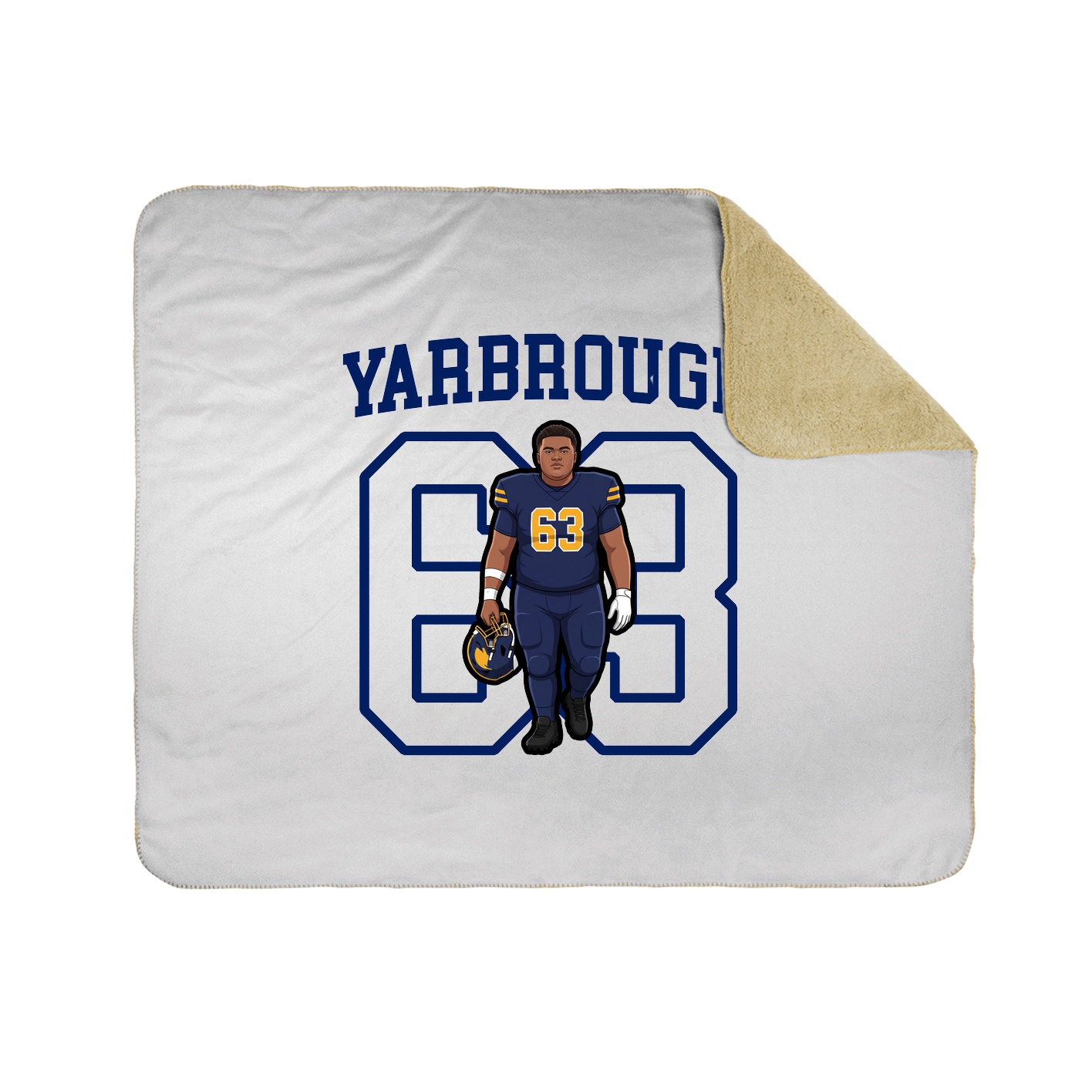 Throw Blanket — Shirsey in White