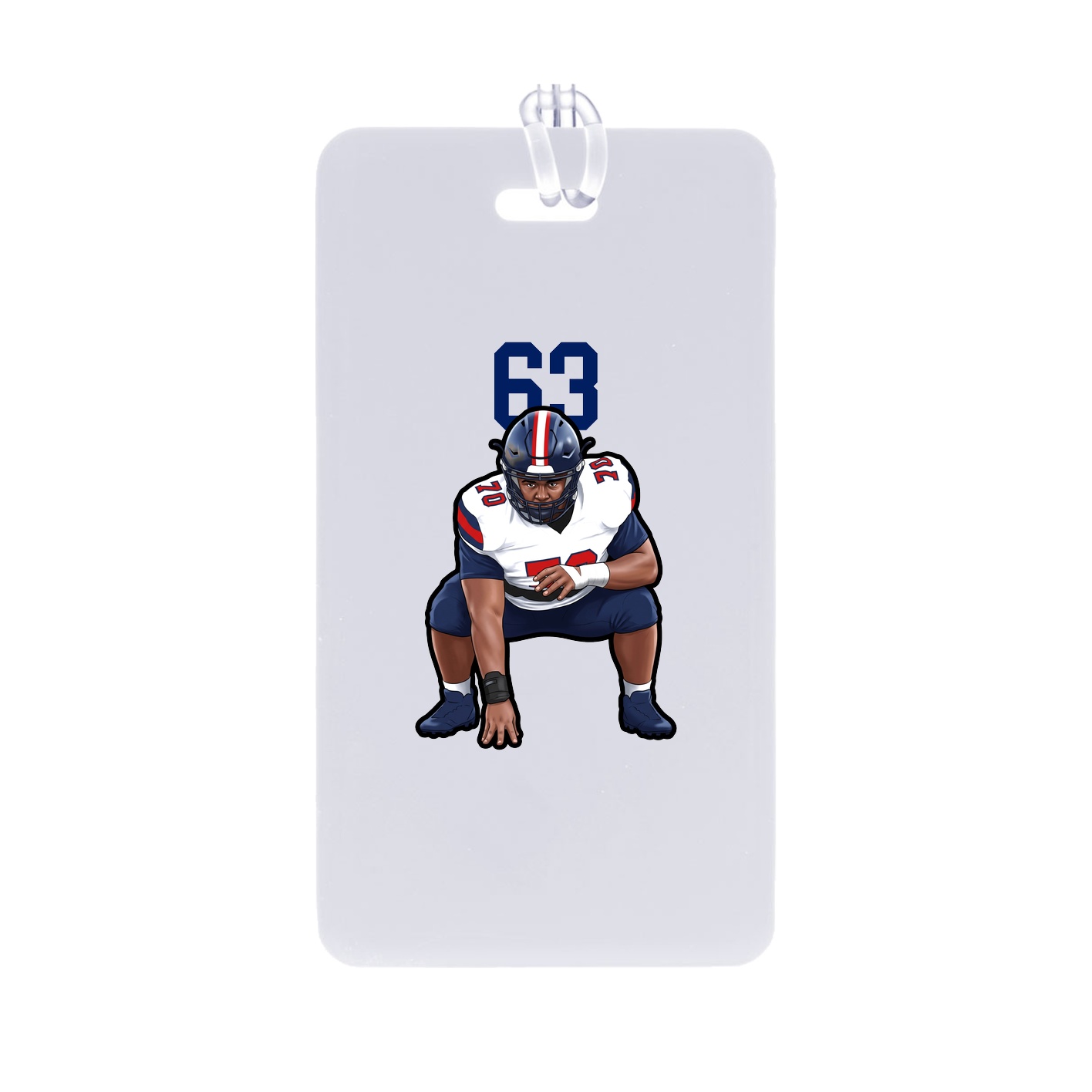 Bag Tag — Number Top in Classic