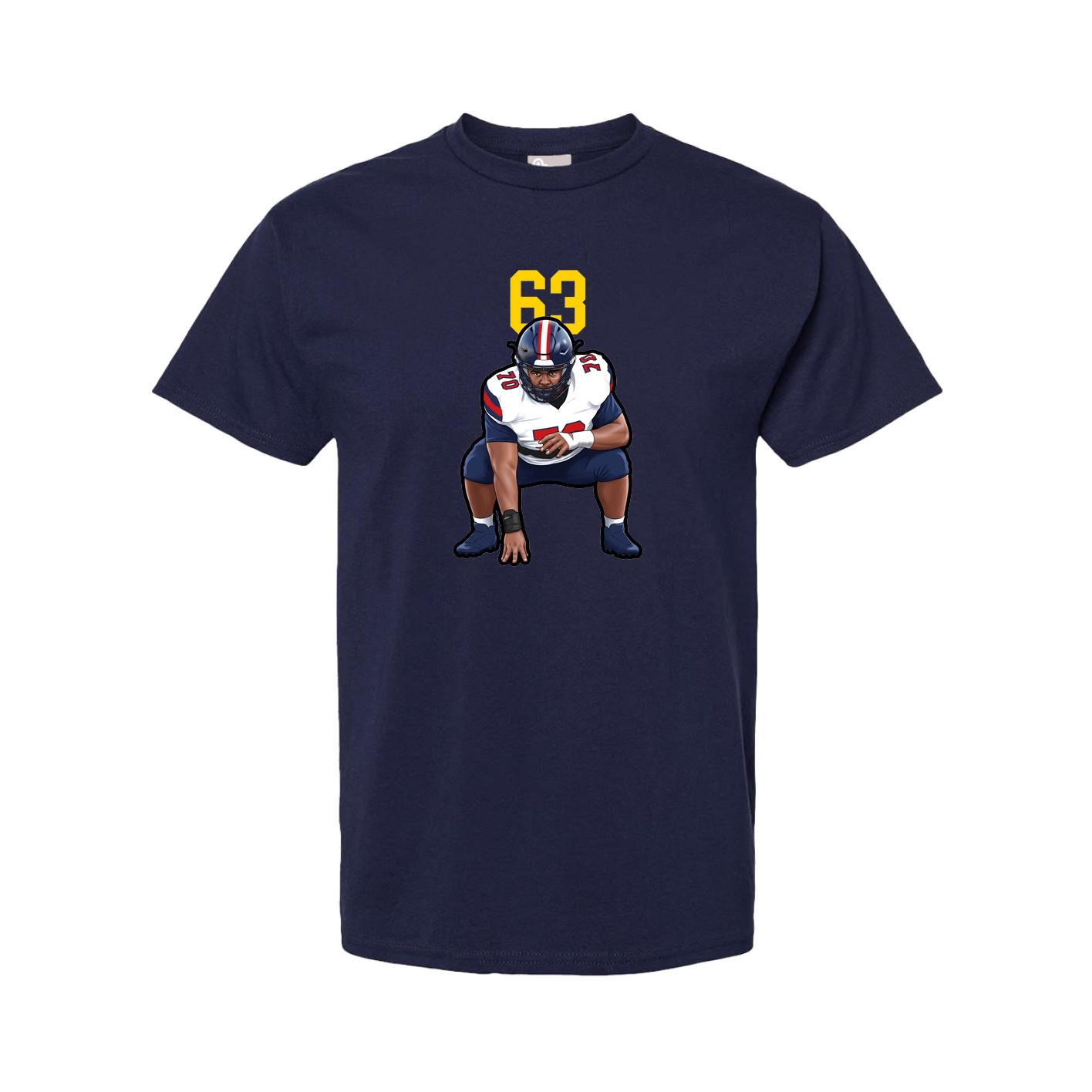 Tee — Number Top in Navy