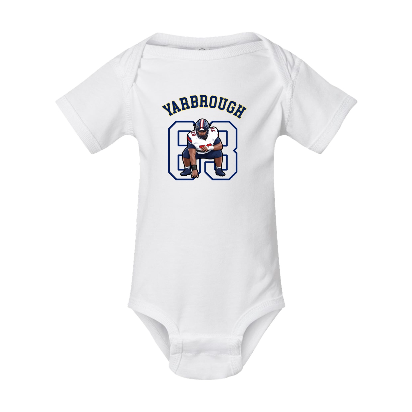 Baby Onesie — Shirsey Arch in White