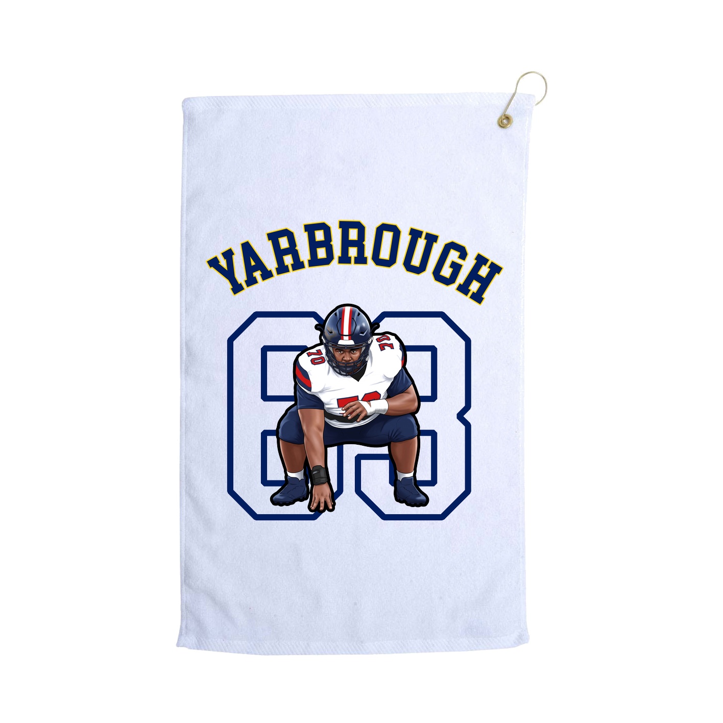 Golf Towel — Shirsey Arch in White