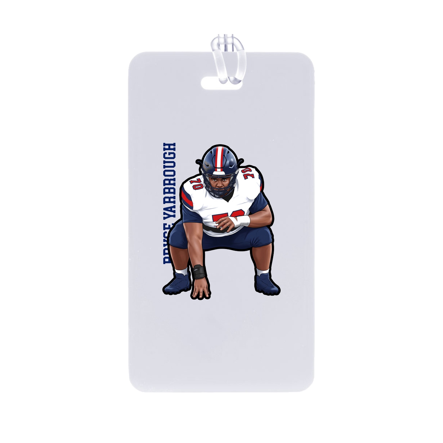 Bag Tag — Name Vertical in Classic