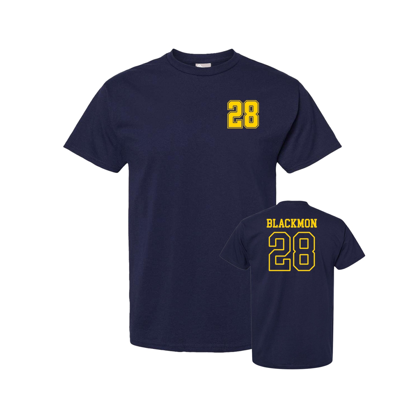 Tee — Chest Back in Navy