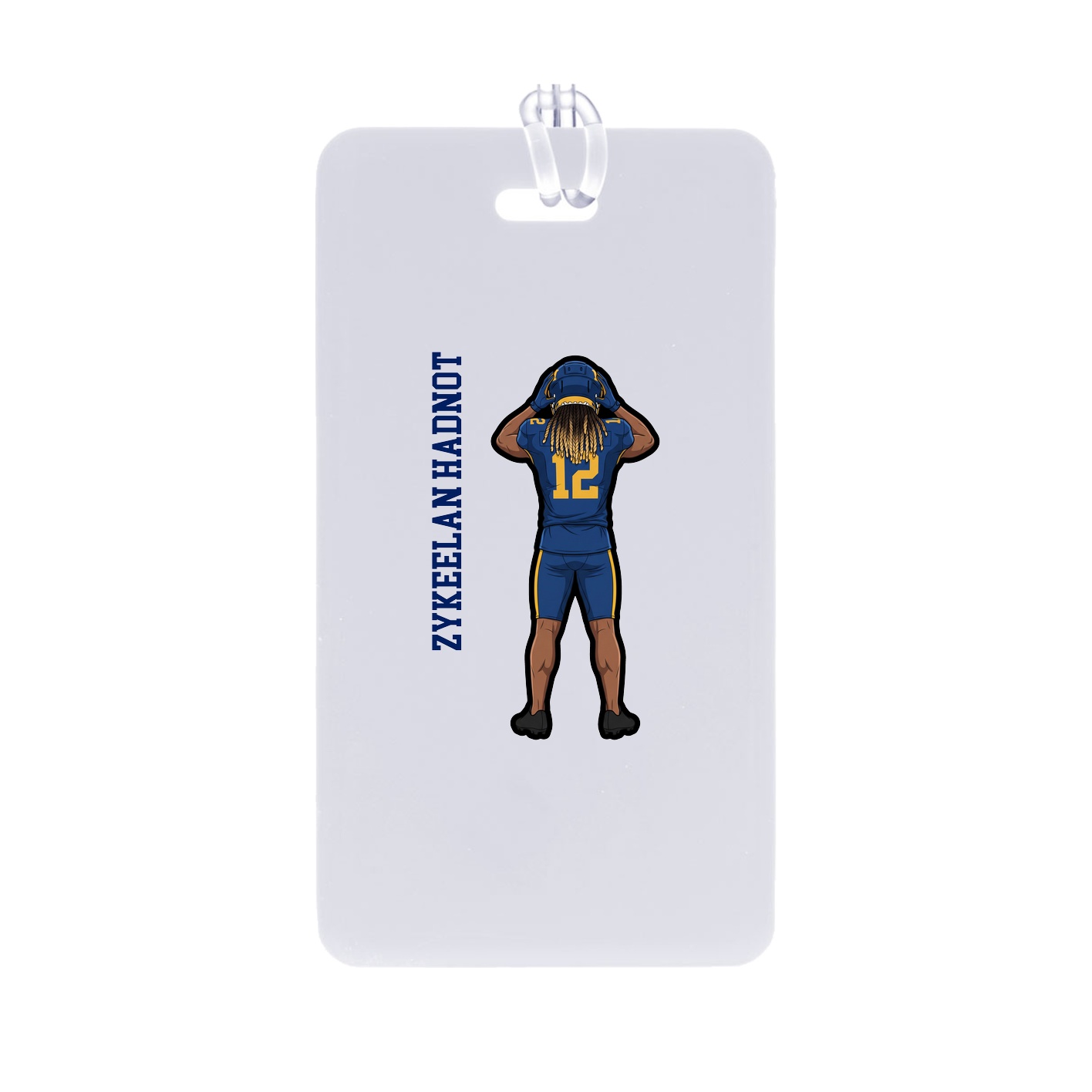 Bag Tag — Name Vertical in Classic