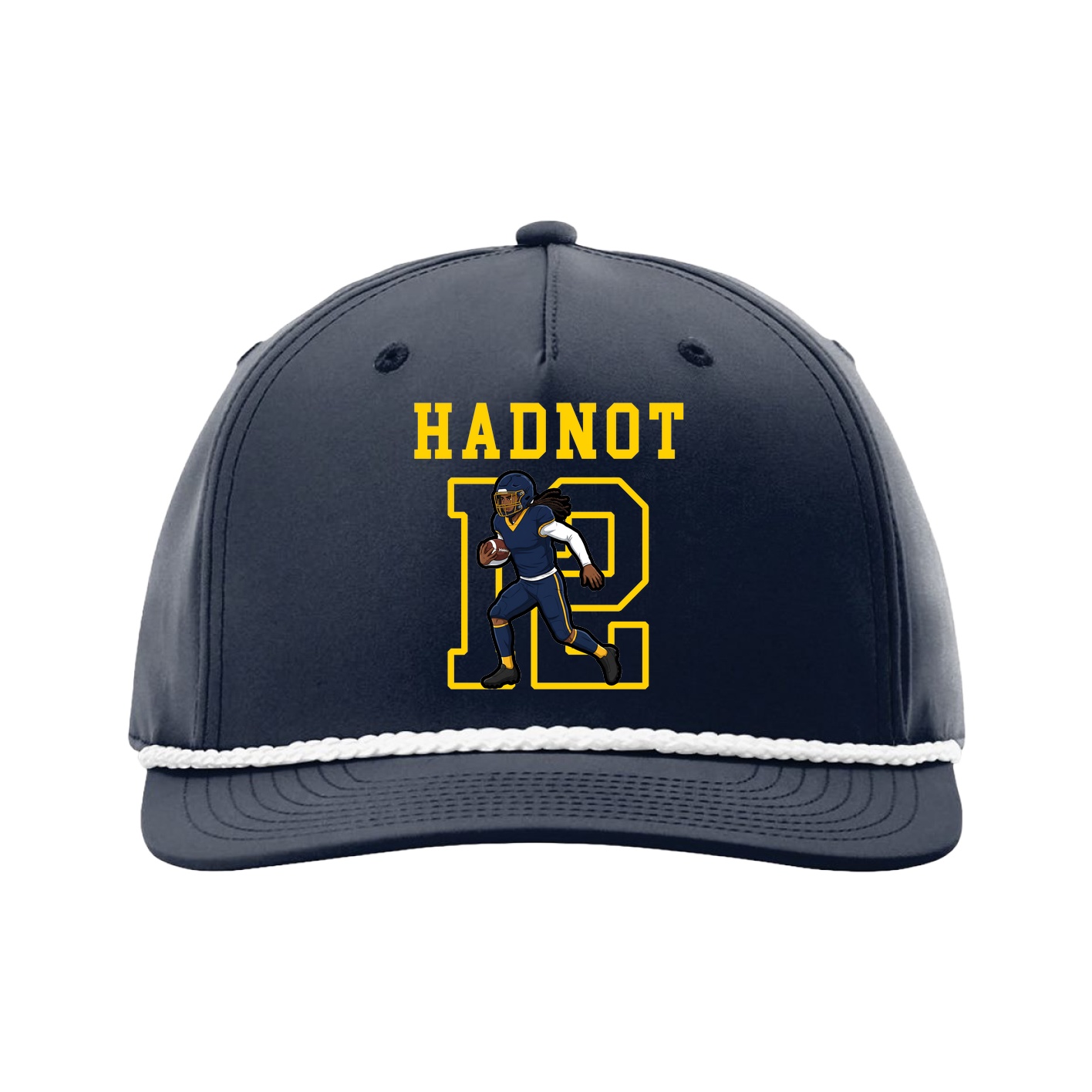 Five-Panel Classic Rope Cap — Shirsey in Navy