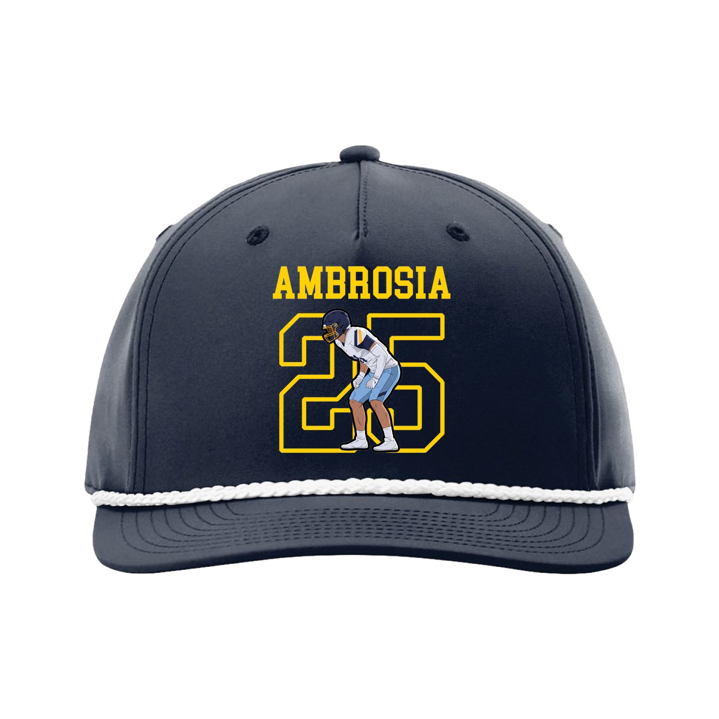 Five-Panel Classic Rope Cap — Shirsey in Navy