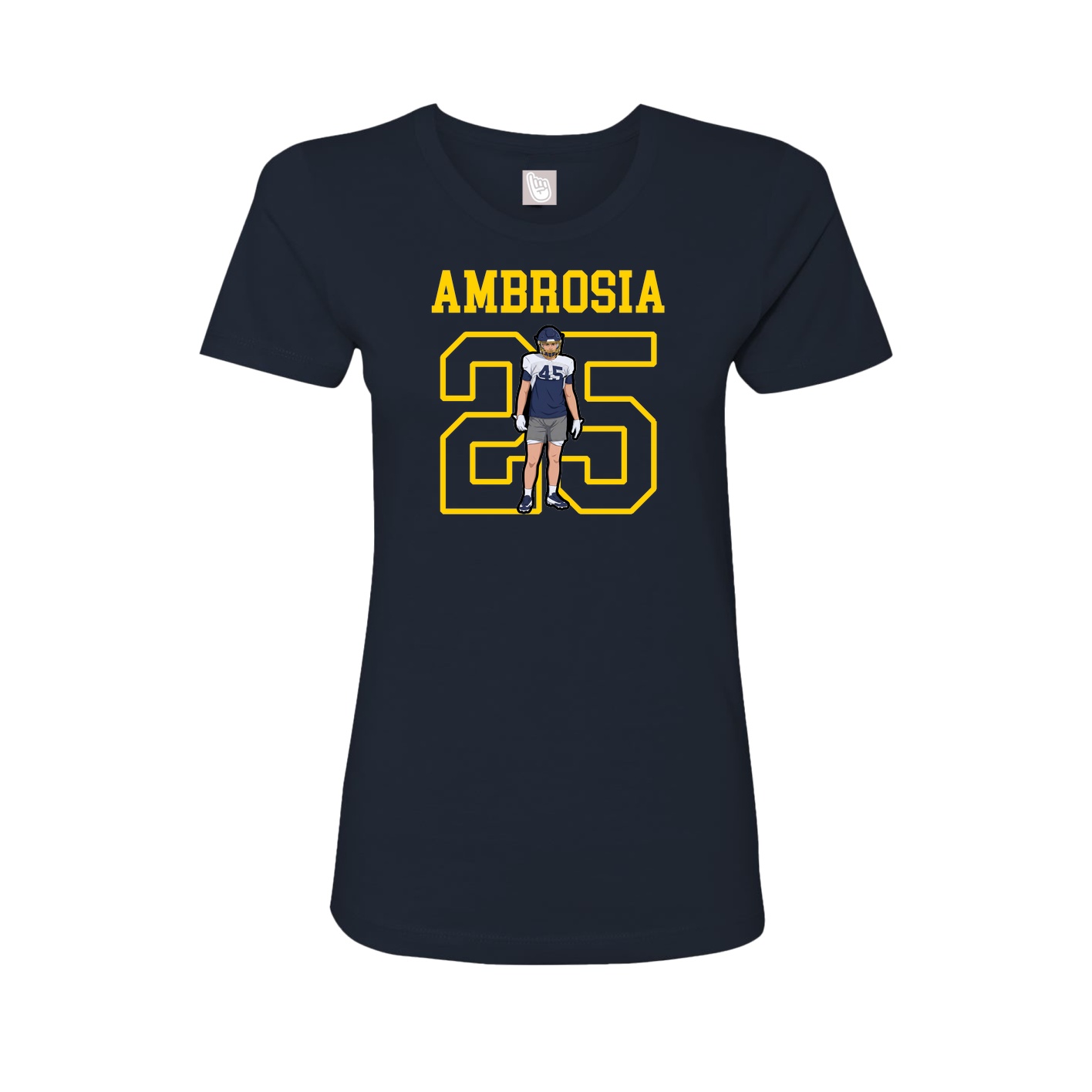Fitted Women's Tee — Shirsey in Navy