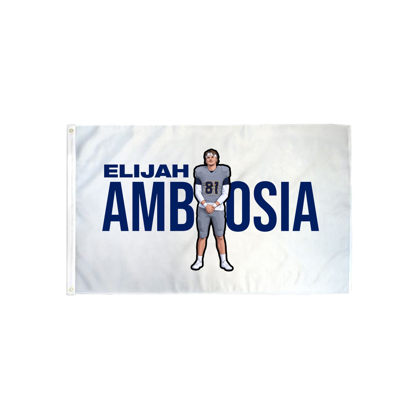 3x5 Flag — Player Name in Classic