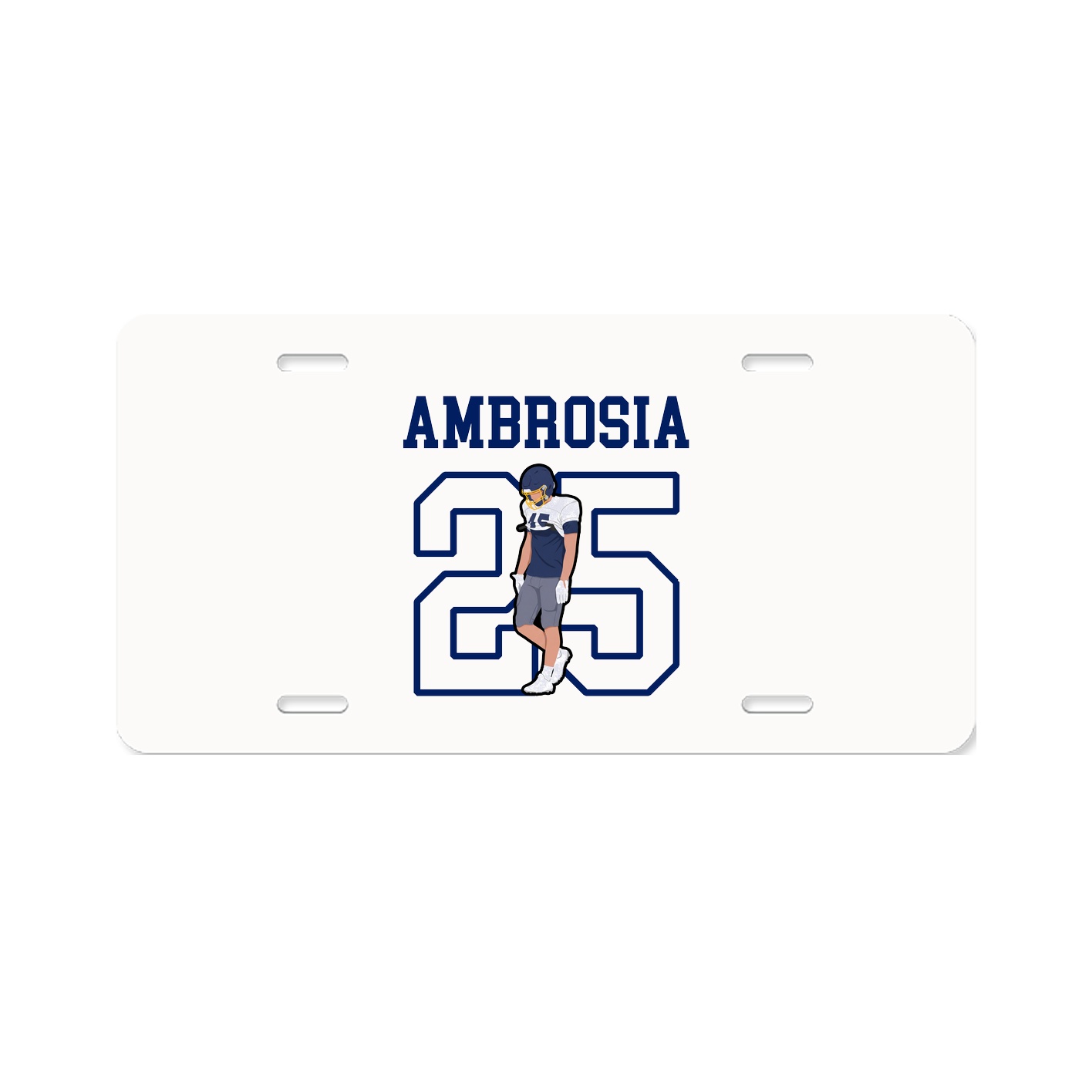 License Plate — Shirsey in Classic
