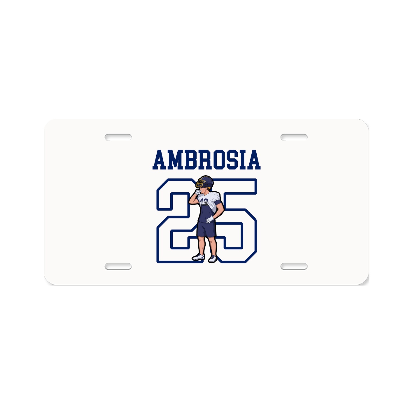 License Plate — Shirsey in Classic