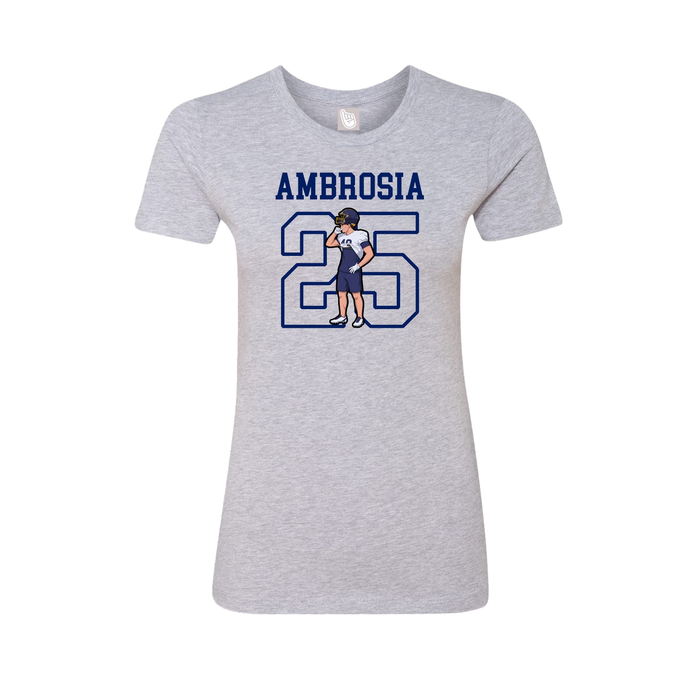 Fitted Women's Tee — Shirsey in Grey