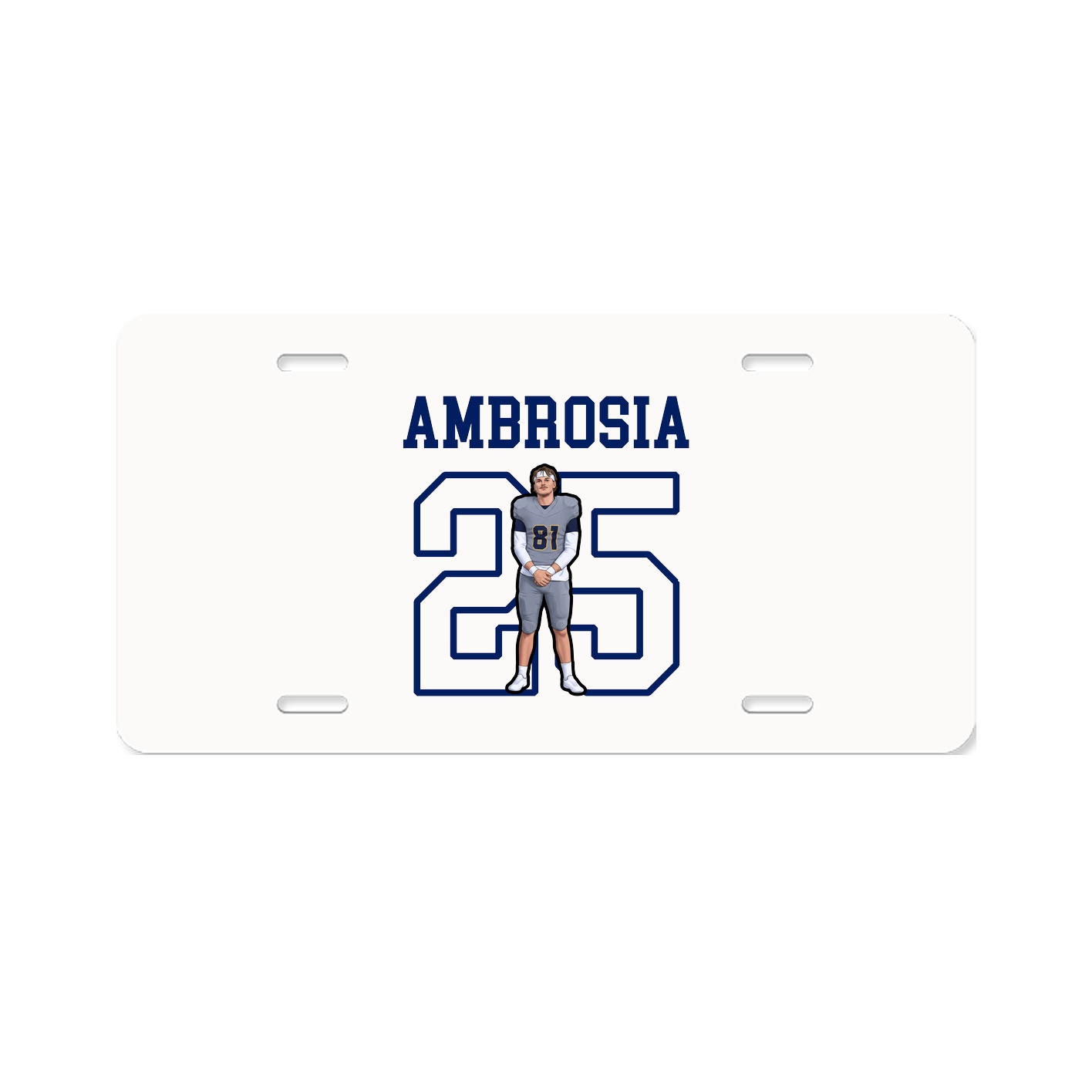 License Plate — Shirsey in Classic