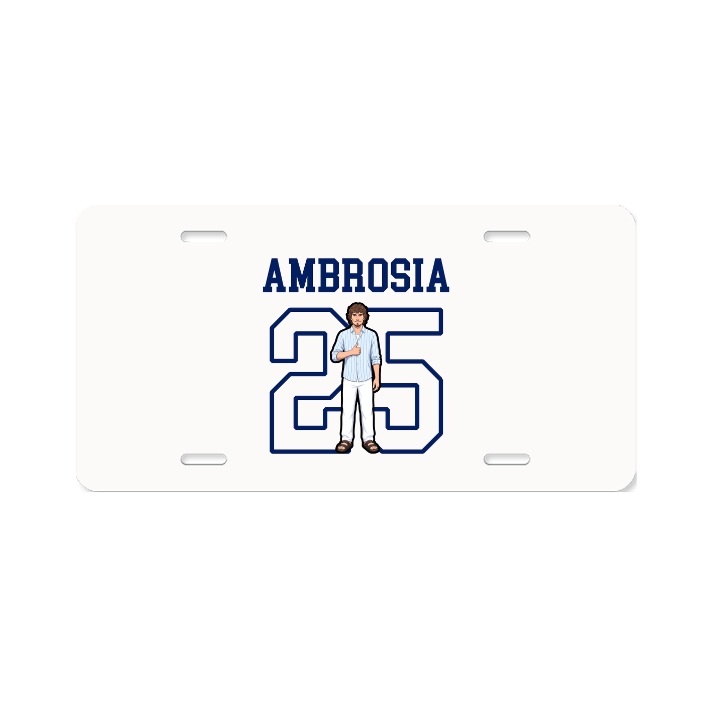 License Plate — Shirsey in Classic
