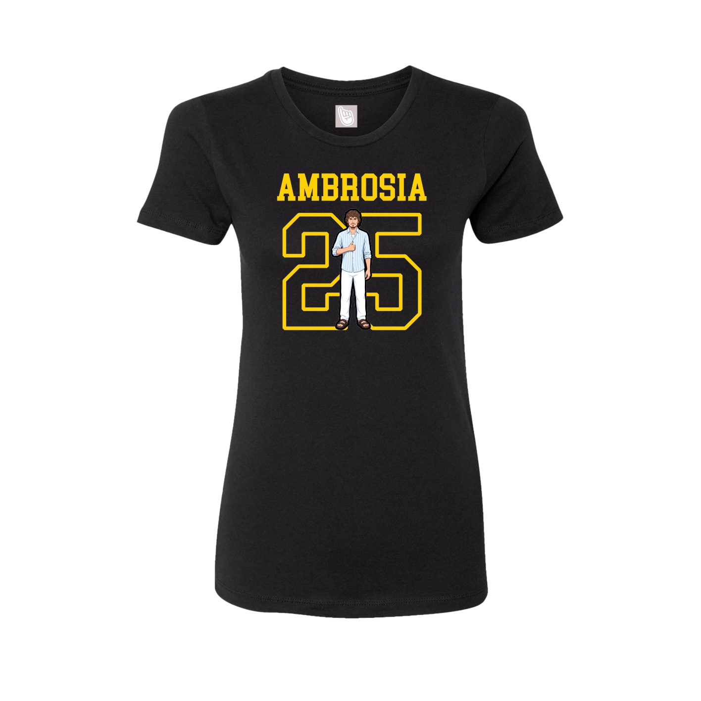Fitted Women's Tee — Shirsey in Black