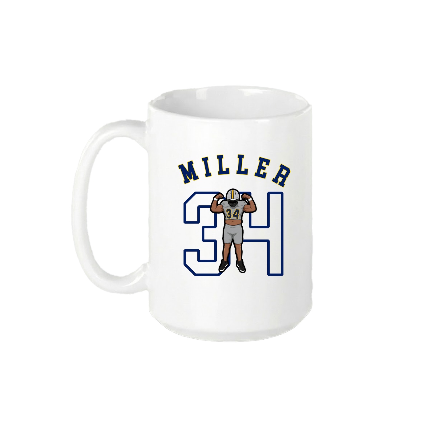15oz Coffee Mug — Shirsey Arch in White