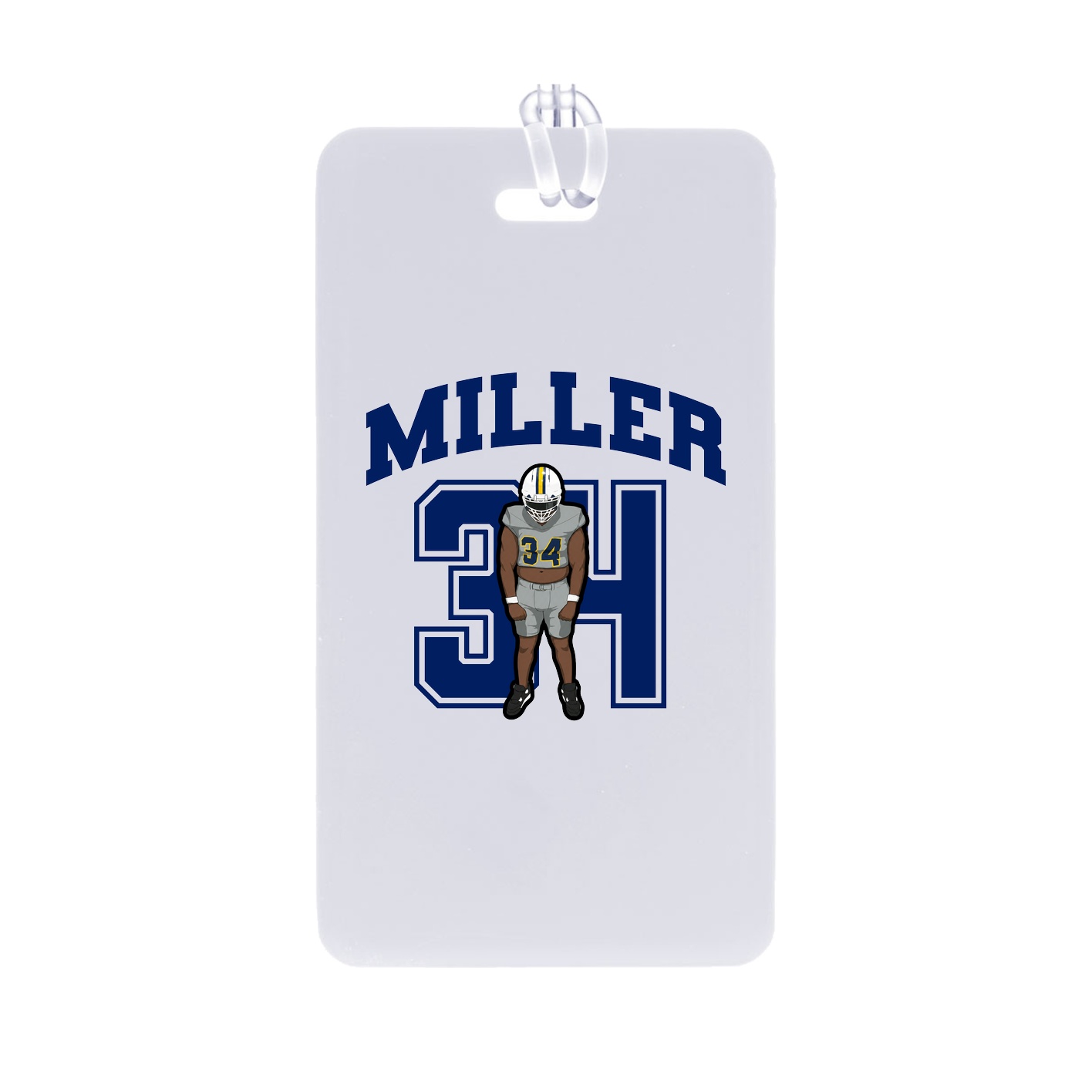 Bag Tag — Number in Classic