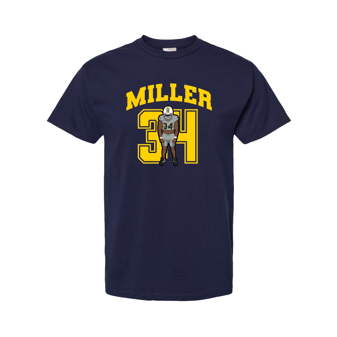 Tee — Number in Navy