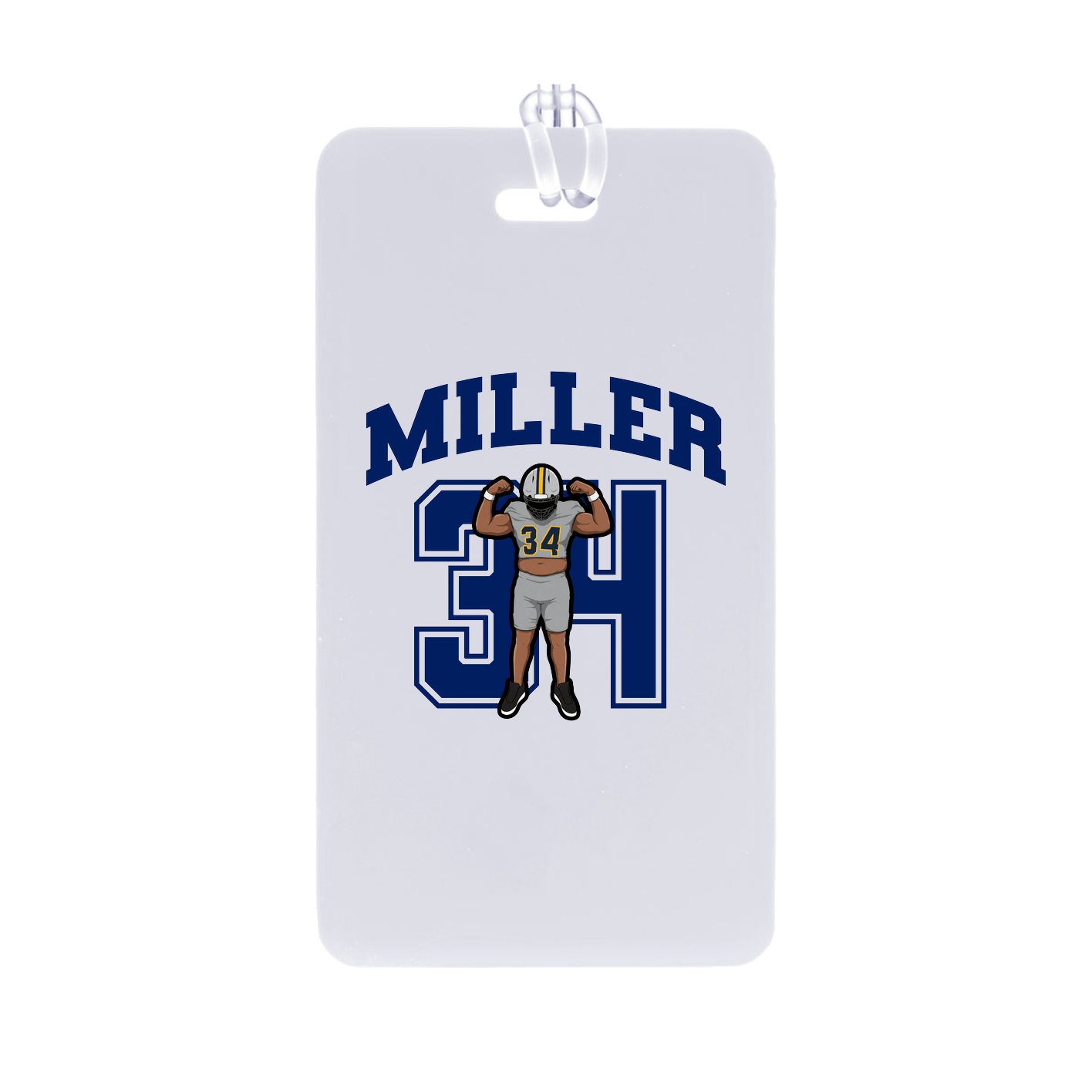 Bag Tag — Number in Classic