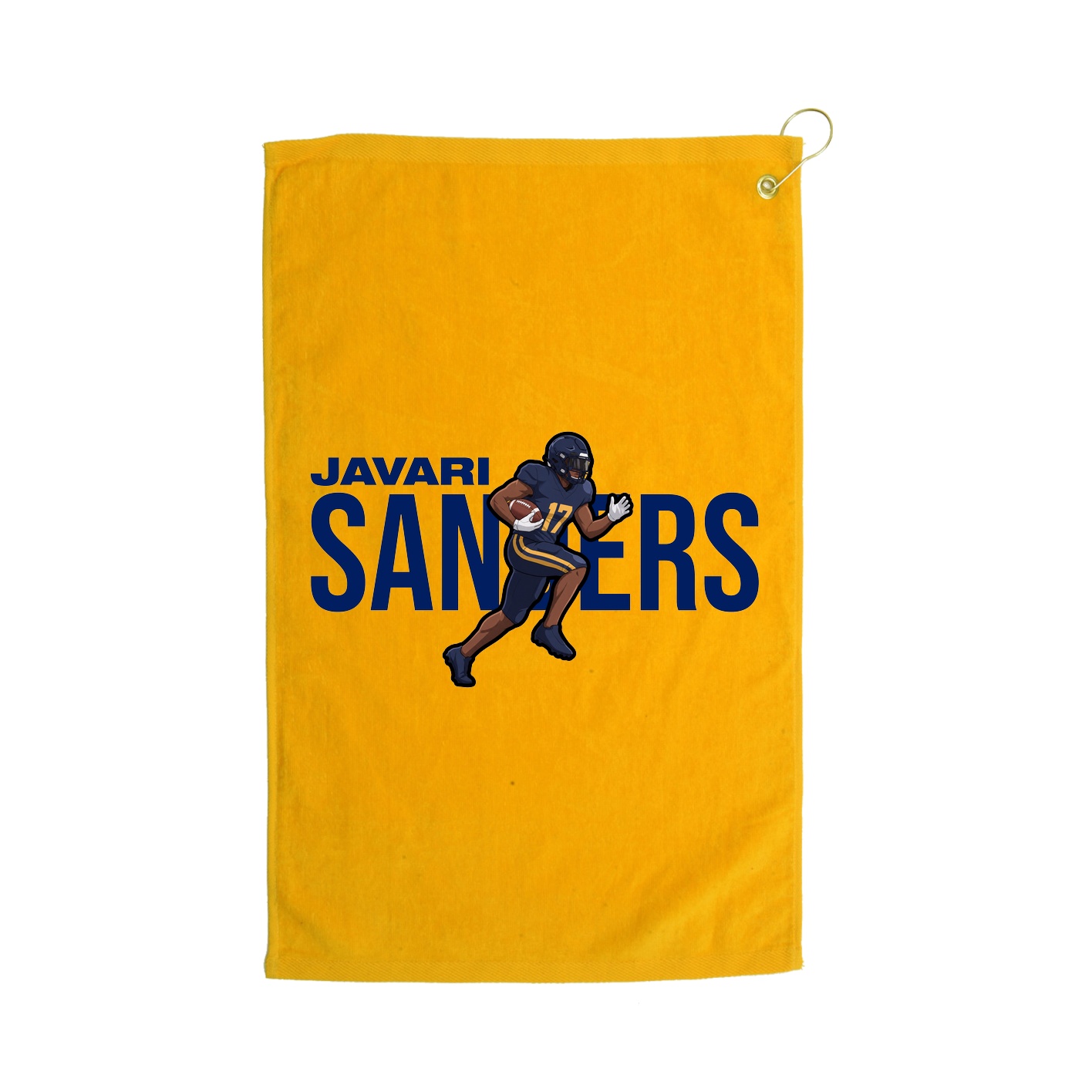Golf Towel — Player Name in Gold