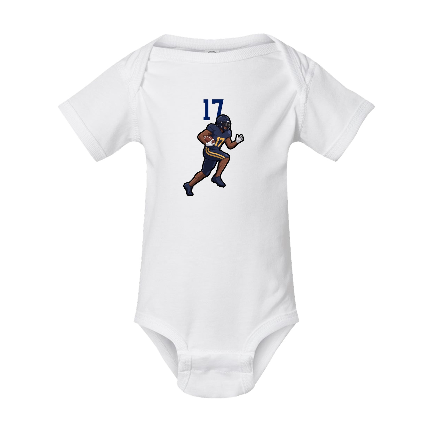 Baby Onesie — Number Top in White