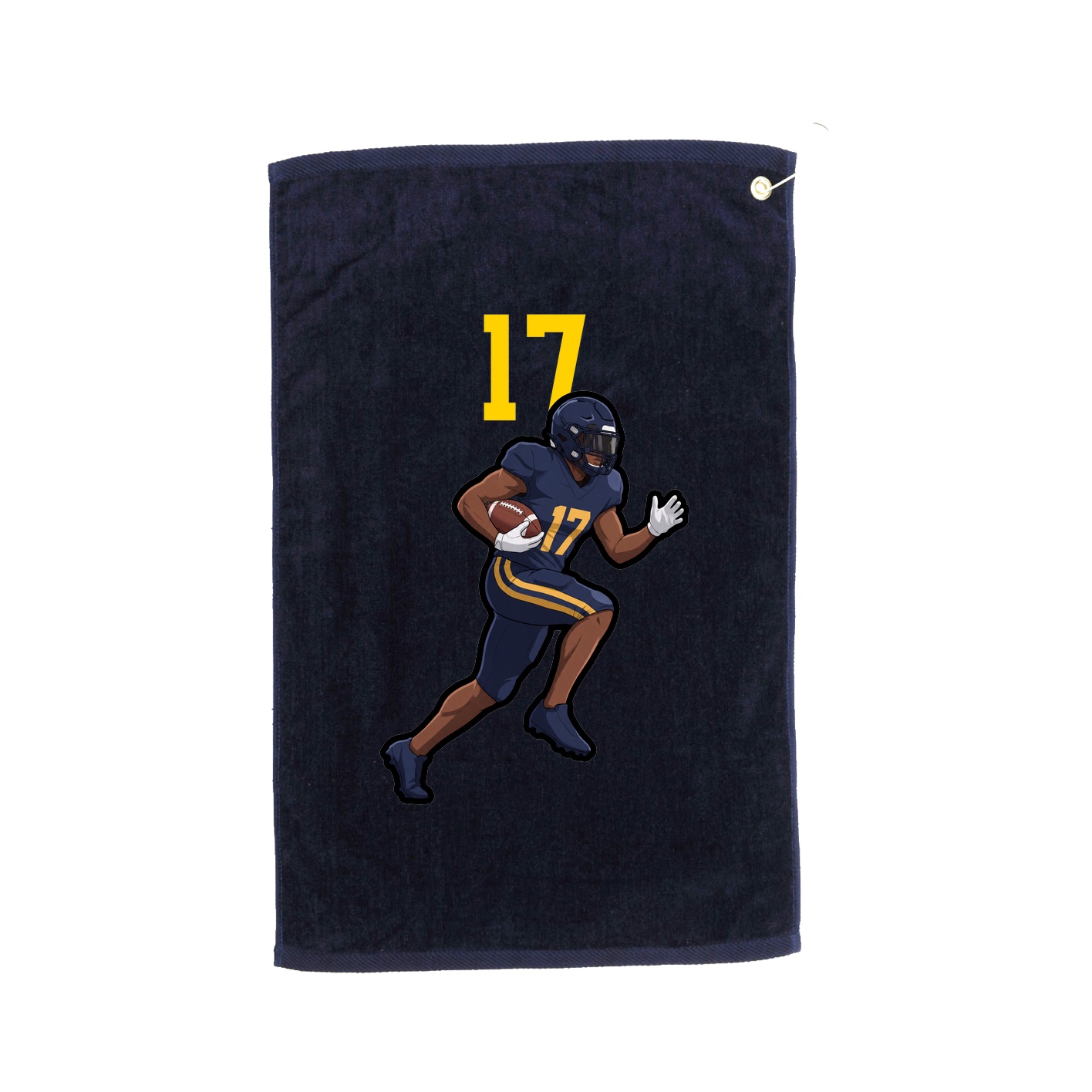 Golf Towel — Number Top in Navy