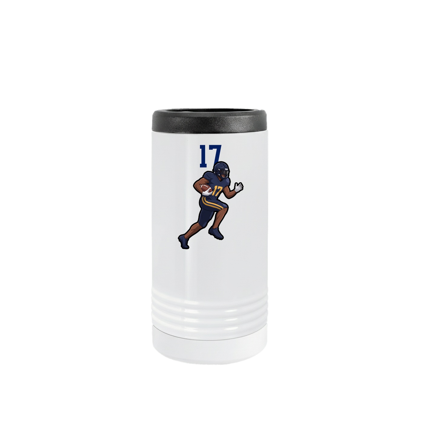 Slim Beverage Holder — Number Top in White