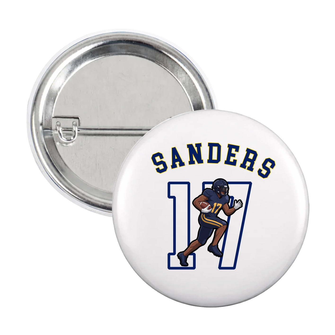 Game Day Button — Shirsey Arch in White