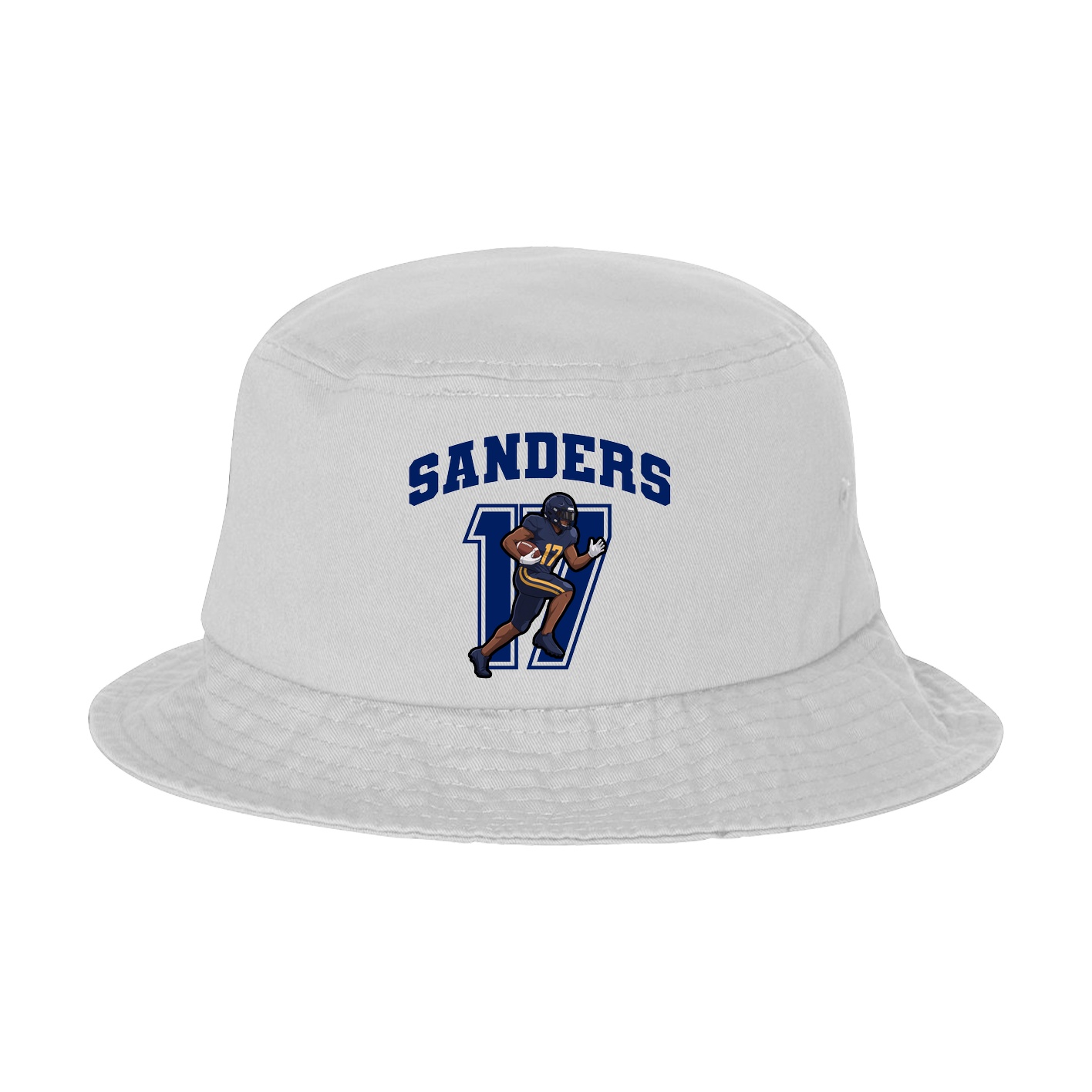 Bucket Cap — Number in White
