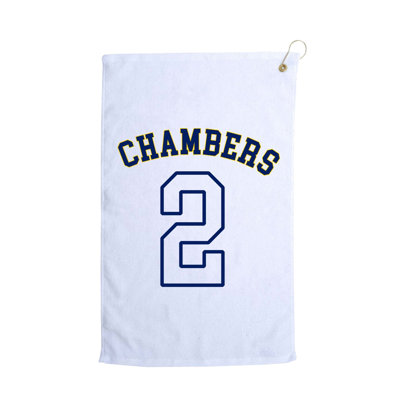 Golf Towel — Shirsey Arch in White