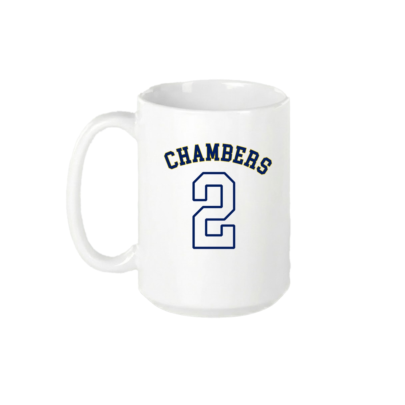 15oz Coffee Mug — Shirsey Arch in White
