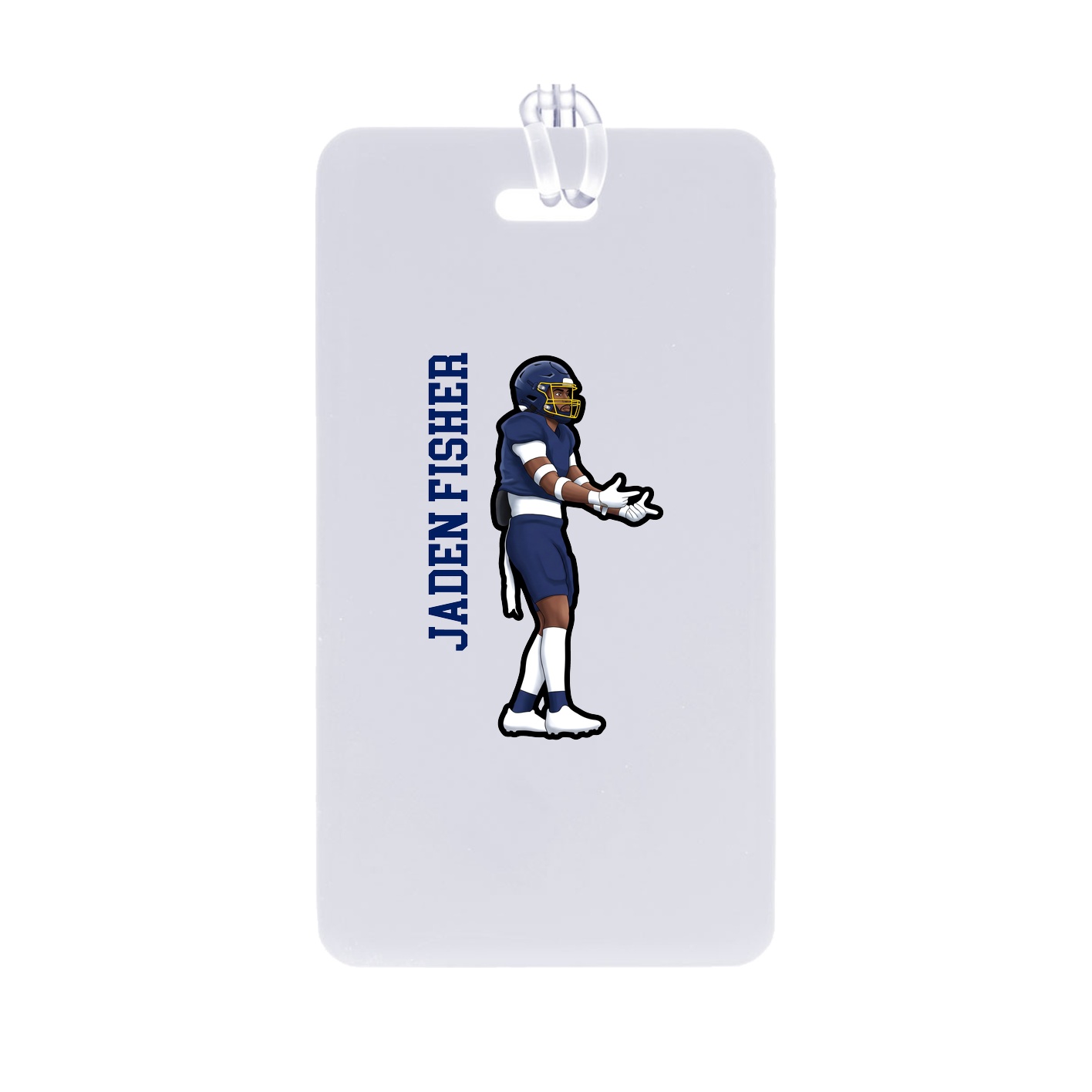Bag Tag — Name Vertical in Classic