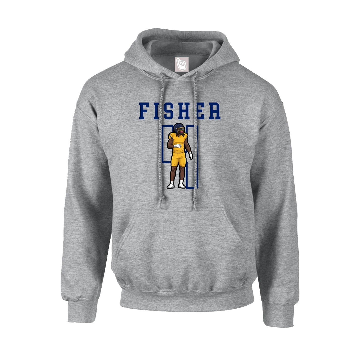 Hoodie — Shirsey in Grey