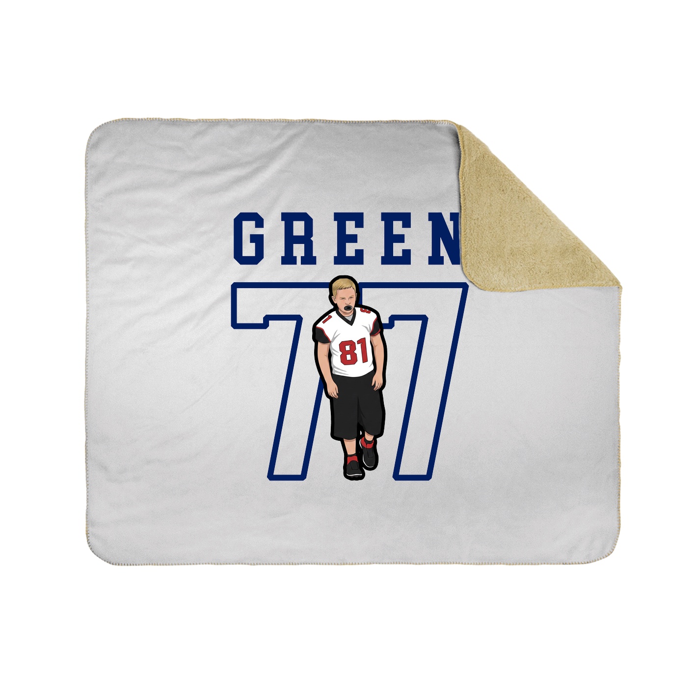 Throw Blanket — Shirsey in White