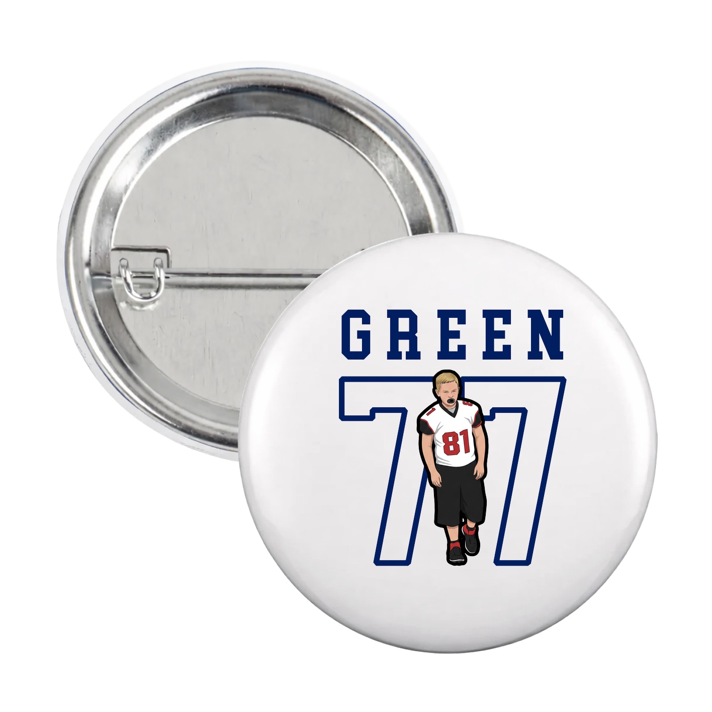 Game Day Button — Shirsey in White