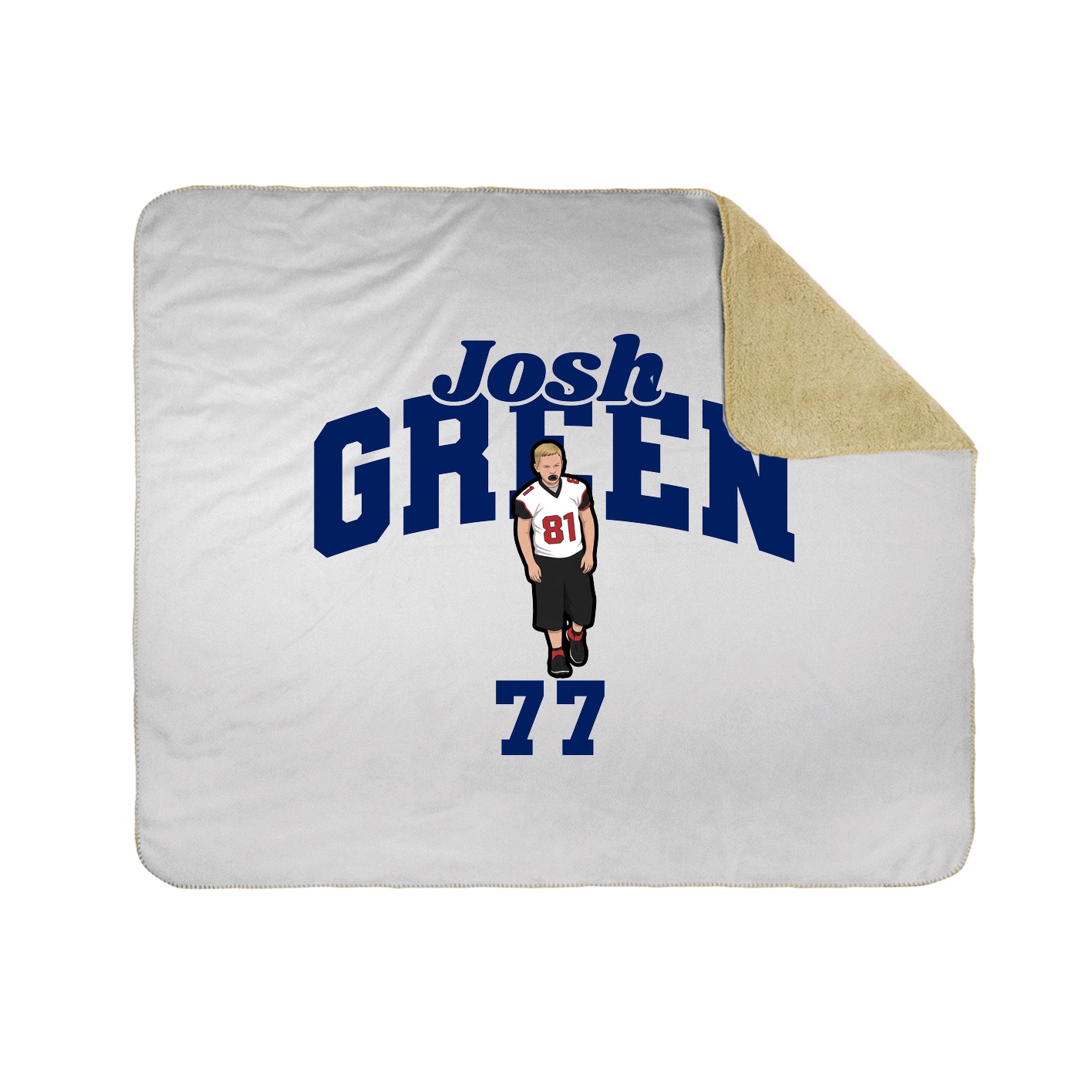 Throw Blanket — Signature Arch in White