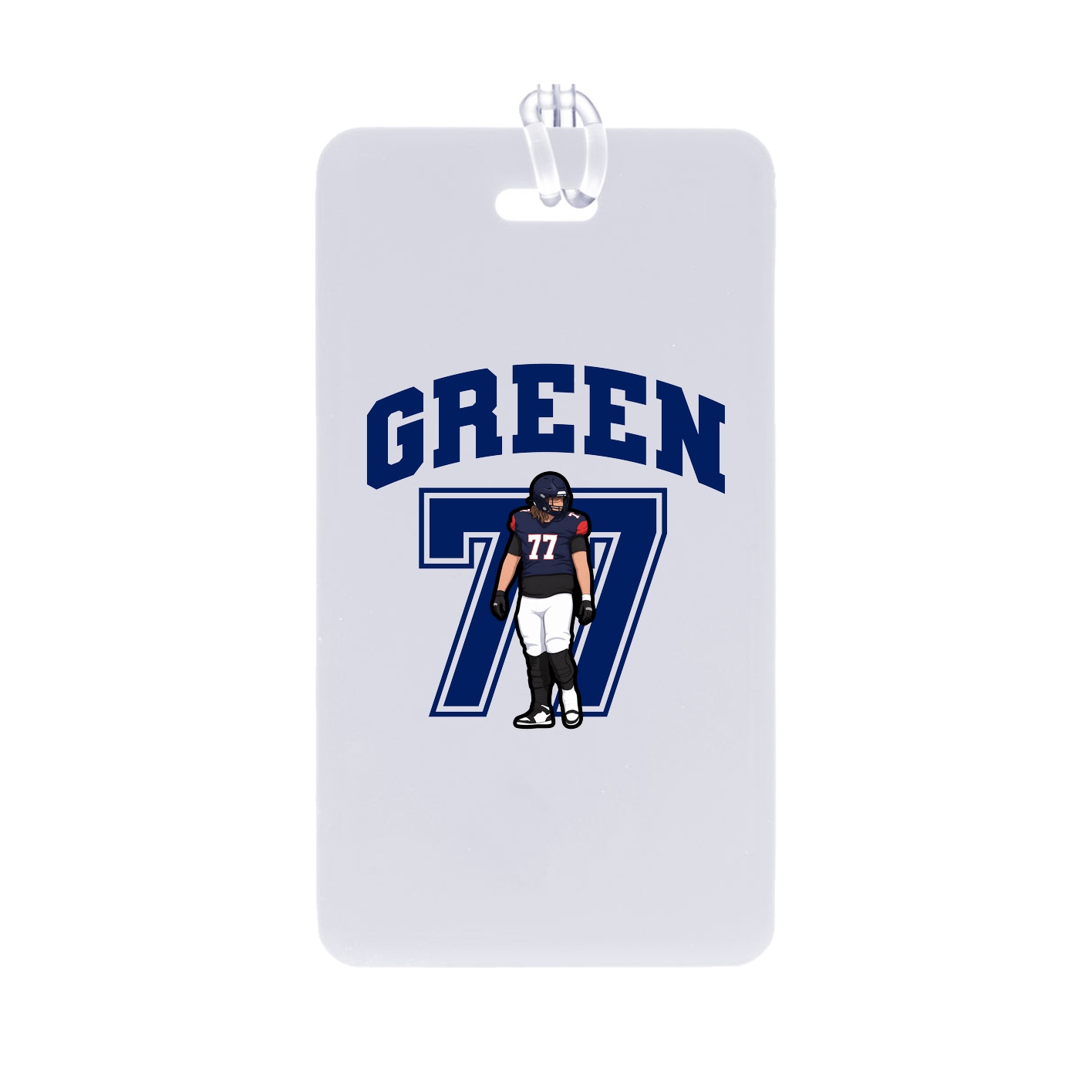 Bag Tag — Number in Classic