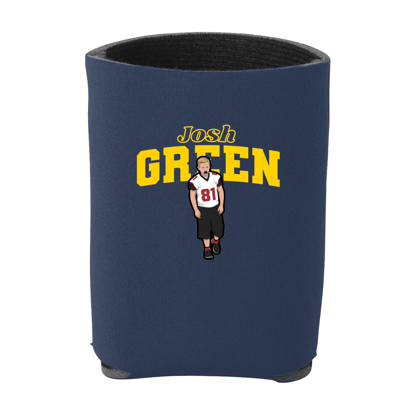 Can Holder — Name Arch in Navy