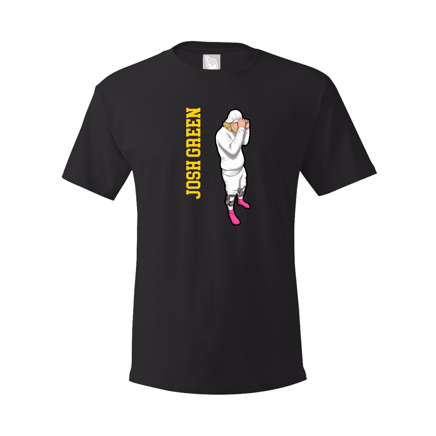Tee — Name Vertical in Black
