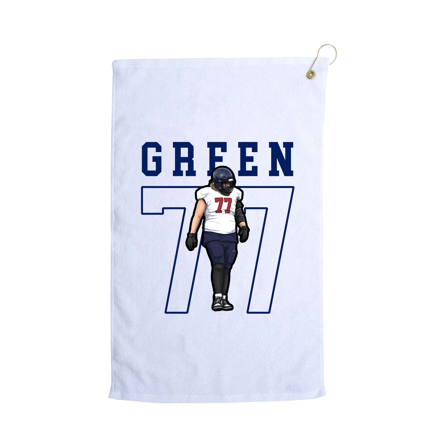 Golf Towel — Shirsey in White