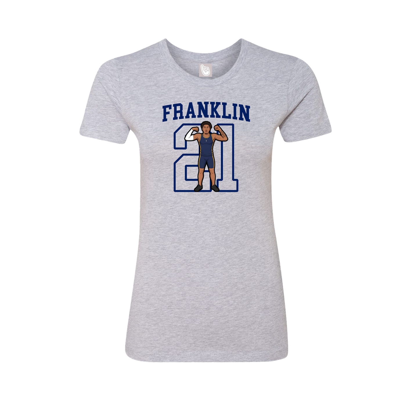 Fitted Women's Tee — Shirsey in Grey