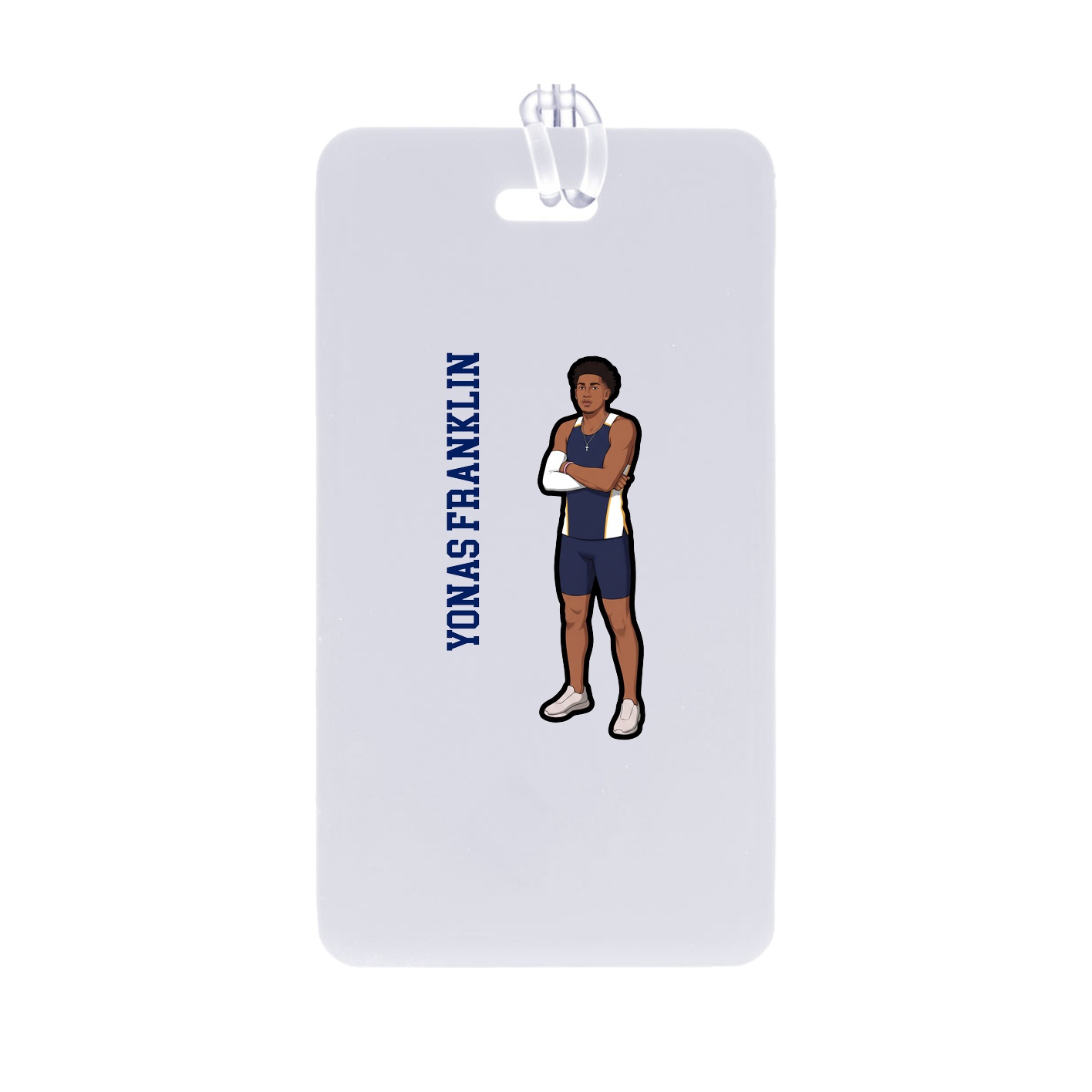 Bag Tag — Name Vertical in Classic
