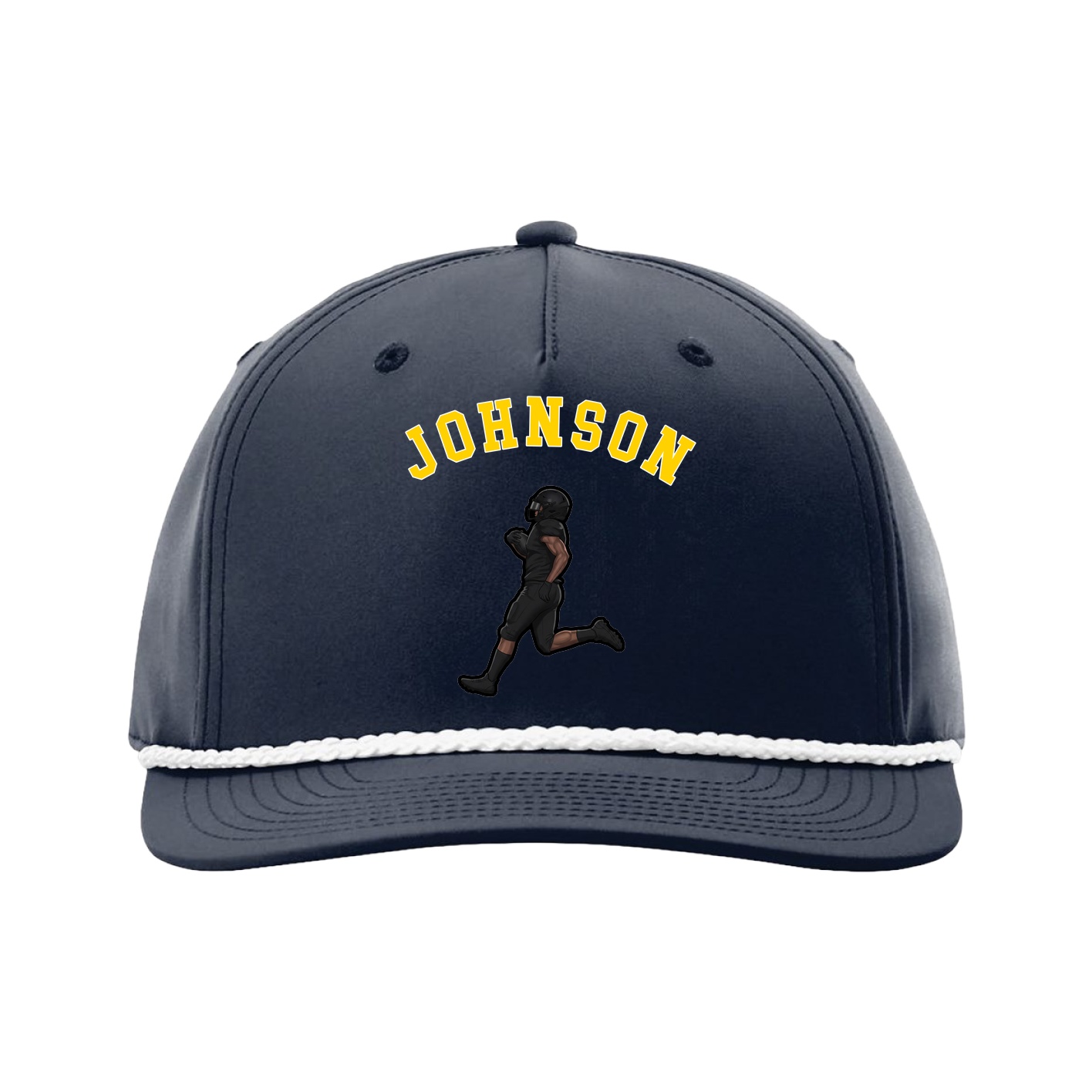 Five-Panel Classic Rope Cap — Shirsey Arch in Navy