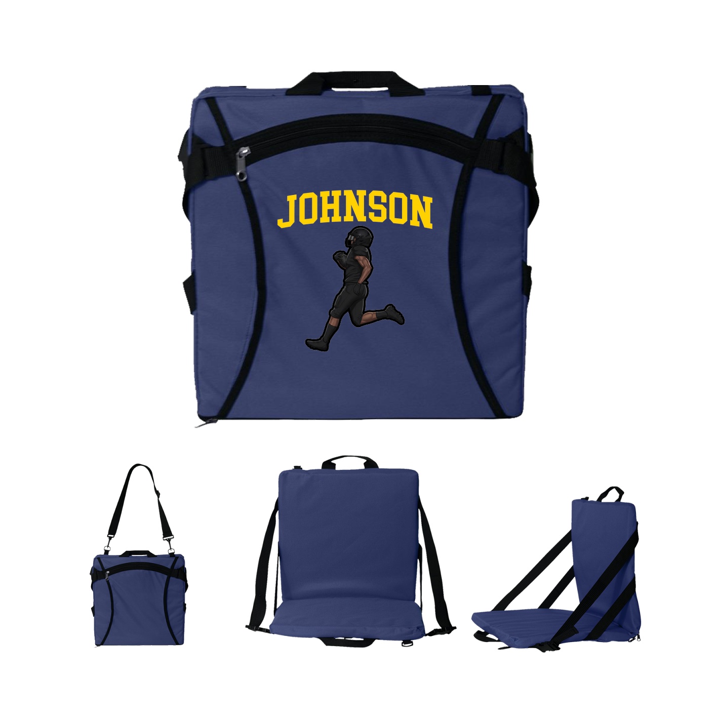 Folding Stadium Seat — Shirsey in Navy