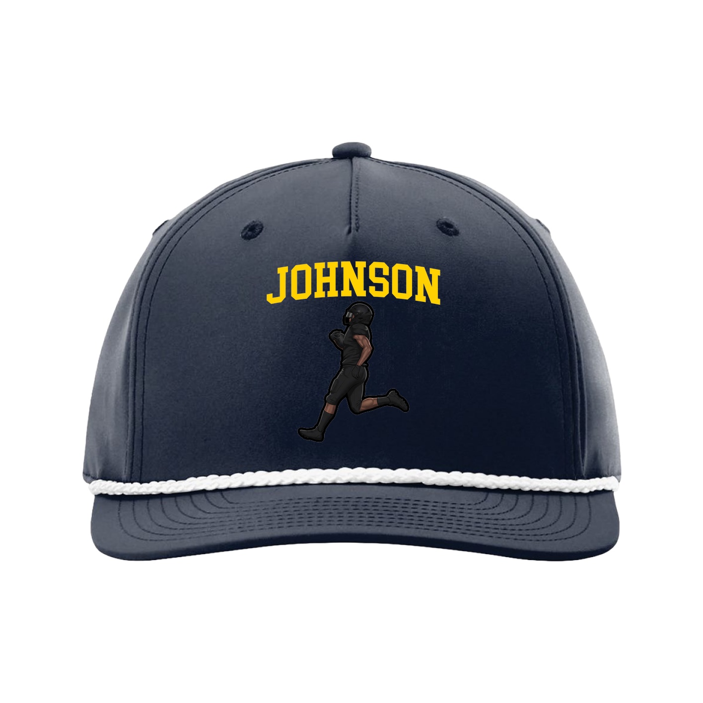 Five-Panel Classic Rope Cap — Shirsey in Navy