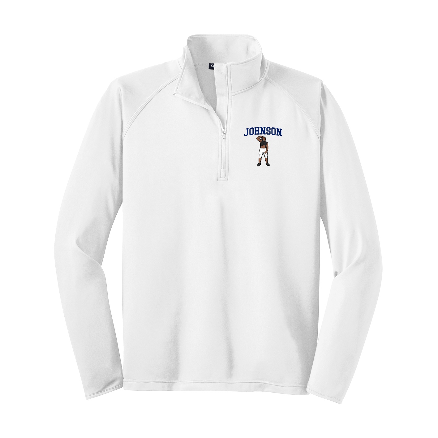 Q-Zip Pullover — Shirsey in White